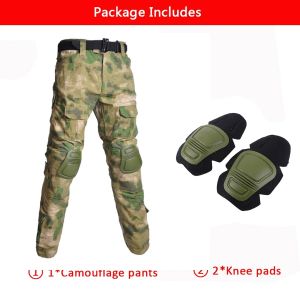 Outdoor Combat Pants TACTICAL Woodland Tactical Hunting Ripstop Cargo Pants Men Training Hiking Working Hiking Trousers