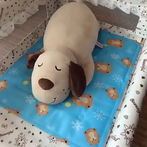 Pet Cooling Pad,Ice Cooling Mat For Pet Dog Cat Extra Thick High Density Cooling Gel Longer Lasting Cooling Effect Dog Bed Cat Bed Pet Beds Mats Dogs Cats Sofa Portable Tour Yoga Sleeping Puppy Cushion Pad
