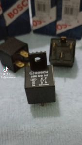 Relay Bosch K4 Hitam 12v 24v kaki 4 Universal Mobil Motor