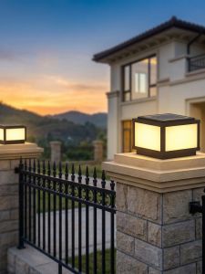 VINCAN | Waterproof Solar Landscape Pillar Lights