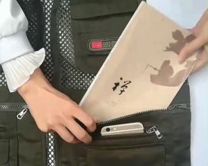 vest mens multi-pocket casual Waistcoats เสื้อกั๊กแคมป์ปิ้ง เสื้อกั๊กเดินป่า เสื้อกั๊ก แคมป์ปิ้ง เดินป่า ตกปลา เสื้อกั๊กวินเทจ