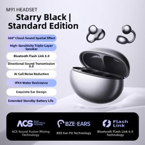 MOON JUNE | Bluetooth Clip-on Bone Conduction Wireless Headphones