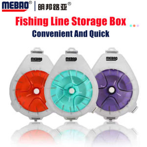 Multifunctional Fishing Main Line Storage Box with Anti-Reverse Device Portable Fishing Line Organizer Fishing Tackle