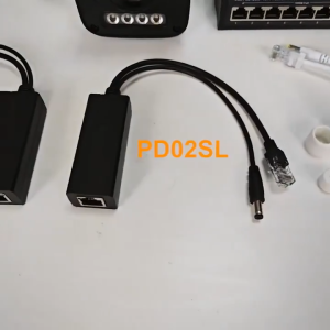 【in stock】Gigabit 1000Mbps Standard PoE Splitter 48V to 12V isolated PoE power supply module