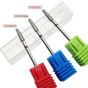 1 Mũi Khoan Móng Hình Kim Cương Côn 3/32 Nhỏ Dạng Ô Bằng Thép Không Gỉ Dụng Cụ Làm Móng Dùng Để Cắt Và Dũa Móng