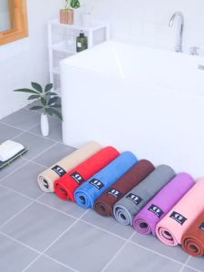 Thảm Lau Chân Nhà Tắm Thảm Chùi Chân Nhà Bếp Lông Cừu Mặt Sau Đế Cao Su Thấm Hút Nước Chống Trượt