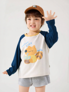 DUDUJIA | Áo Thun Dài Tay Trẻ Em Chống Tĩnh Điện