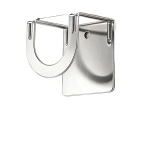 Strong Load Bearing Curtain Rod Holder Wall Mounted Door Curtain Hook Clamp Horizontal Rod Hook No Drilling Required Fixed Pole