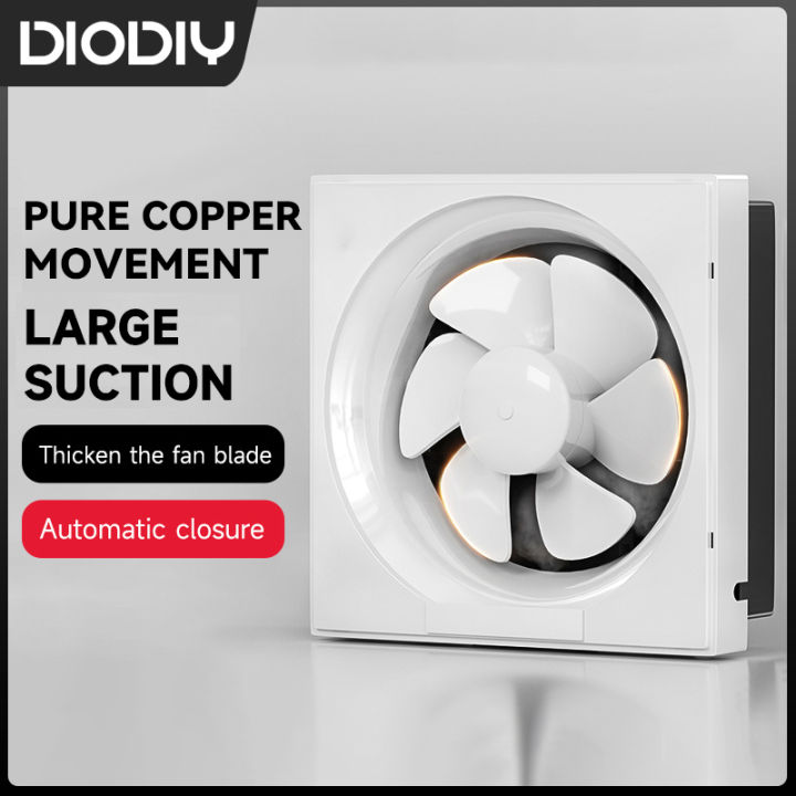 DIODIY Exhaust Fan wallmounted exhaust fan household silent bathroom