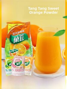 Kraft Fruit Drink Sweet Orange Powder Instant Orange Juice Soluble Orange Lemon Powder Solid Beverage Mix Thai Original Pack