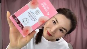 Peach Hydrating Moisturizing Strip Portable Hand Cream (2 Boxes 40 Strips)