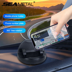 SEAMETAL Universal Car Dashboard Phone Holder Reusable Silicone Phone Mount Anti-Slip Pad Mat Phone Holder for Car Accessories