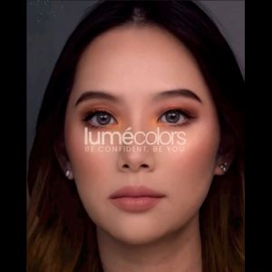 Lumecolors Day Night Palette Eyeshadow Brush Make Up Set Wajah Praktis Lengkap Multifungsi
