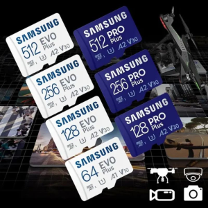 Samsung Original Storage Card For Drone Cameras MicroSD/TF Flash A2U1/128GB/256GB/512GB No Refurbished And Brand New Products SDxC UHS-1 U3 4K