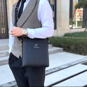 Ready Stock!! HCDS Business Men Sling Bag Shoulder Bag Pu Leather Beg Silang Lelaki Bisnes Viral