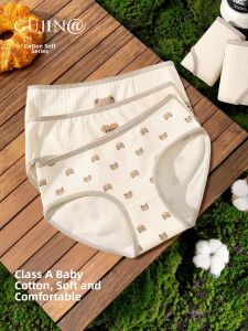 Antibacterial Cotton Breathable Infants and Girls Briefs