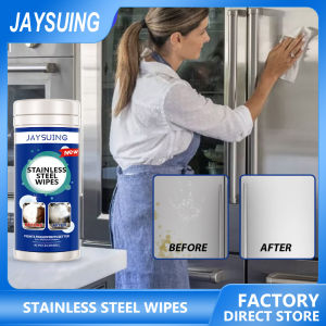 Jaysuing อ่างก๊อกน้ำสำหรับห้องครัวไม้เช็ดสแตนเลสสแตนเลสโลหะสแตนเลสสตีลขจัดคราบน้ำและสิ่งสกปรกผ้าเช็ดทำความสะอาดจาระบีสีรุ้งที่เข้ารหัสผ้าเช็ดจานห้องครัวผ้าเช็ดจานที่ไม่ใช่น้ำมันที่ใช้ในครัวเรือนเช็ดผ้าฝ้ายผ้าเช็ดจานโต๊ะ