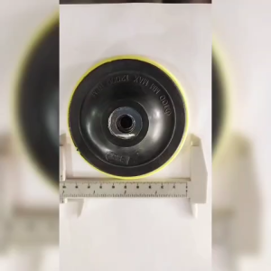 TATAKAN AMPLAS FRT GERINDA TANGAN 4" SANDING PAD DISC 4 IN perekat