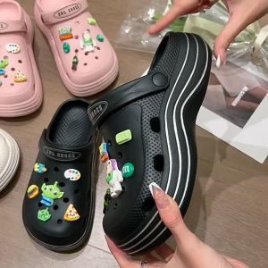 Inaso Sendal Fuji Viral Wanita  Sendal Slop Kodok Wanita Sendal Fuji Sandal Karet  Slip On Elastis Anti Slip  HSN128