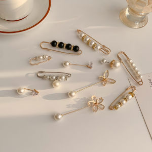 🔥B.two👍 Korean Model Brooch Pin Jewelry Simple Simple Anti-Slip Pearl Jewelry Pin
