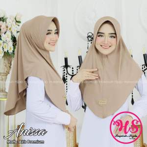 ANISSA Hasanah Hijab Instan Jersey Airis Premium Kerudung Bergo Pad Hamidah Airis Jilbab HS