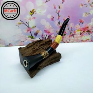 ☘️ MAHEN CRAFT ☘️ Pipa Once kayu kelor hitam model terompet C09