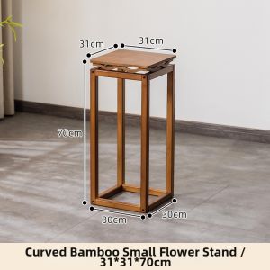 ZHUTING | New Chinese Style Dual Layer Indoor Plant Display Rack
