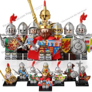 Hình Tượng Chiến Binh và Quân Nhân Thời Trung Cổ Đồ Chơi Lego Minifigures