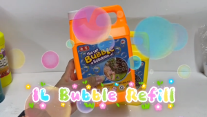 1 Litre Bubble Refill 1000ml Air Sabun Bubble Stick Bubble Water Fun Toys [Ready To Use]