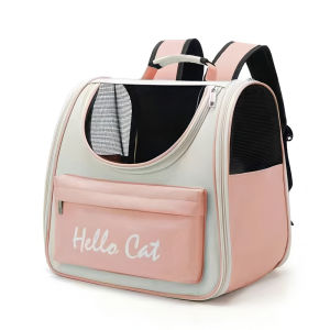 Cat Backpack Carrier for Travel & Hiking Airline Approved Ventilated Mesh Pet Bag for Cats & Small Dogs up to 15lbs