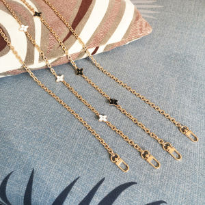 High end accessories for bags chain straps DIY fancy bag chains womens bags metal straps bag accessories hardware chains single shoulder diagonal straps accessories versatile and fashionable chains