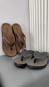 K รองเท้าเพื่อสุขภาพ รองเท้าแตะ แบบหูคีบ หูหนีบ deblu เดอบลู รุ่น BD M7805 สี ดำ แทน น้ำตาล size 39-44