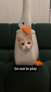 Cute Goose Cat Carrier Handbag Portable Pet Bag Puppy Small Dog Big Giraffe Animal Outdoor