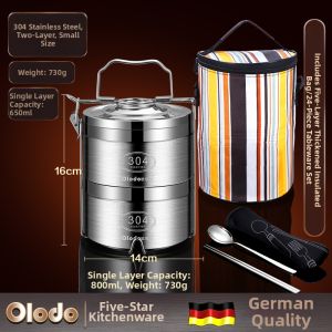 Olodo | Stainless Steel Insulated Lunch Box