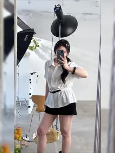 ZHANGDAREN | Quần Áo Nữ Dành Cho Người Béo Thiết Kế Cao Đến eo