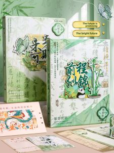 MONLEYTA | Traditional Chinese Style Graduation Memory Book For Girls Primary School Sixth Grade Student Record Growth High Aesthetic