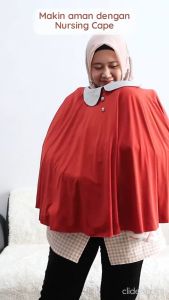 Apron Menyusui Cuddleme - Celemek Nursing Cover Cuddle Me Penutup Breastfeeding Bayi Balita