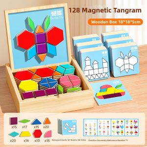 TANGJIUGONG | Intelligence Development Magnetic Tangram Blocks 3-6 Years