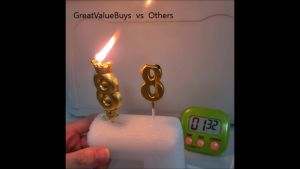 [SG] Number candle gold champagne colourful stick candles birthday party