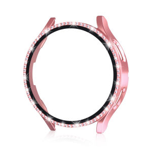 Vỏ Bảo Vệ Đồng Hồ Samsung Galaxy Watch Tấm Bảo Vệ Màn Hình Bằng Kính Cường Lực Tích Hợp Kim Cương Cho Các Mẫu 7 6 5 4 40mm 44mm