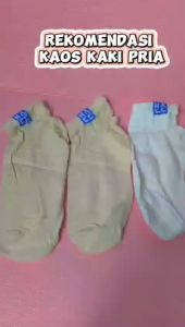 FSKS83 Kaos Kaki Pria Semata Kaki Model Polos Fashion Pria Sock