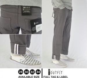 Celana Panjang Selvage Korean Style: Bahan Berkualitas Tinggi & COD Bayar di Tempat