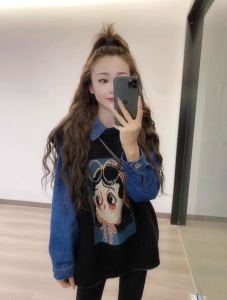 Quality K-style Girl Print Knitting Vest Female Spring & Fall New Arrival Loose Easiest for Match Soft Glutinous Bandage Dress Sweater Vest Fashion