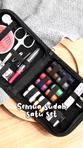 Sewing Kit Set Kotak Peralatan Jahit 14 Benang Dompet Travel