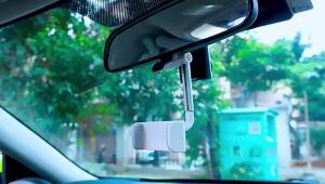 Car Rearview Mirror Mount Foldable Car Holder Phone Navigation GPS Stand Mobile Phone Bracket Adjustment Lazy Rack for IPhone 12