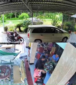 CAMERA YOOSEE G36 2 MẮT 12.0 MP XEM 2 MÀN HÌNH BAN ĐÊM CÓ MÀU XOAY 360 ĐỘ