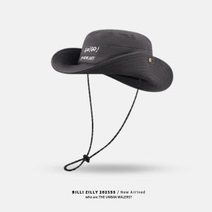 BILLI ZILLY | Outdoor Camping Mountain Hat Women Summer Japanese Style Hiking Sun Protection Large Brim Foldable Western Cowboy Hat