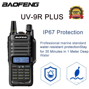 10W Baofeng UV 9R plus IP68 Waterproof Walkie Talkie IP68 Baofeng UV-9R Plus 10km High Power 10W Dual Band Two Way Radio UHF VHF Portable Ham Radio UV9RPLUS