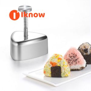I know Non-Stick Rice Ball Mold Homemade Easy to Use Sandwich Mould Making Tools Stainless Steel Sushi Maker Kitchen DIY Sushi Tool