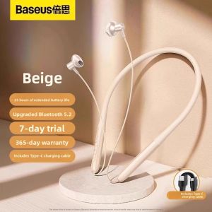Baseus P1 Bluetooth Neckband Wireless Running Earphones Long Battery Life Noise Reduction 2026 New Version Comfortable Wear